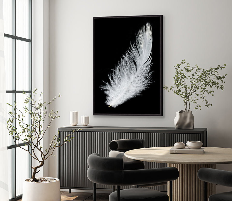 Feather In Flight (Canvas)