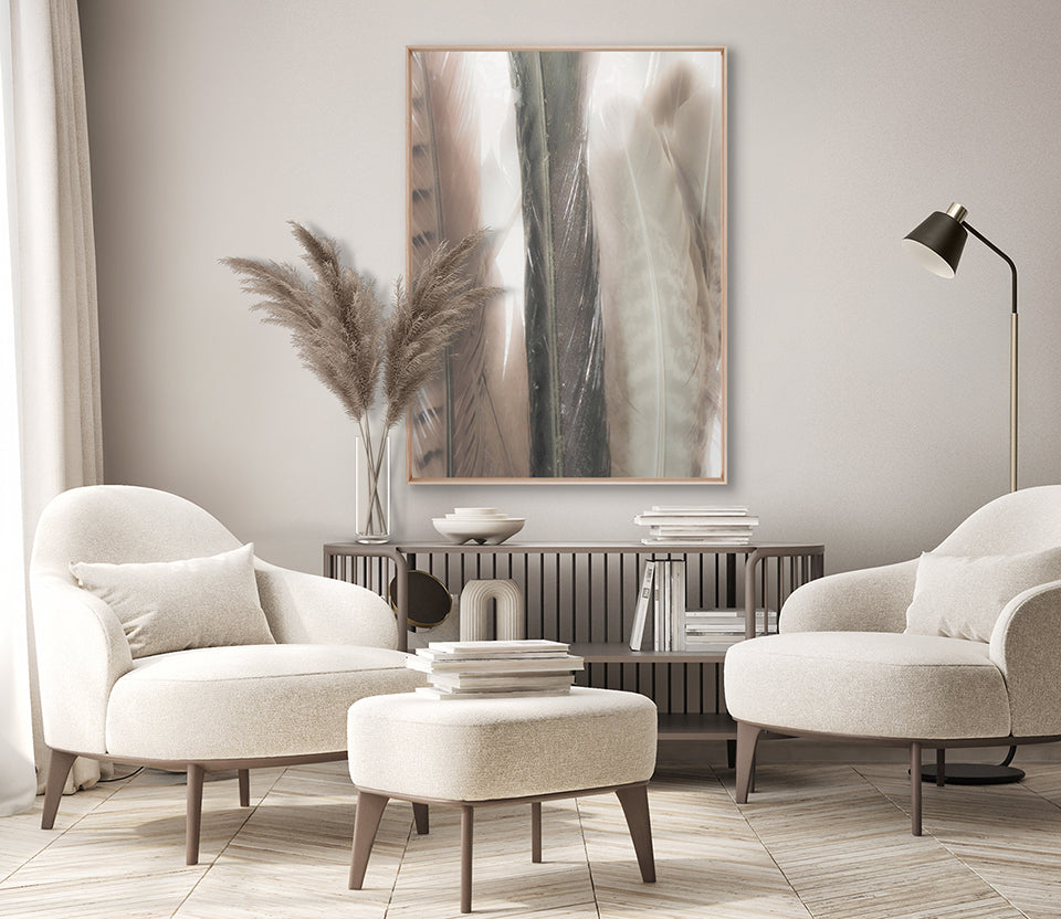 Aviles Feather IV (Canvas)