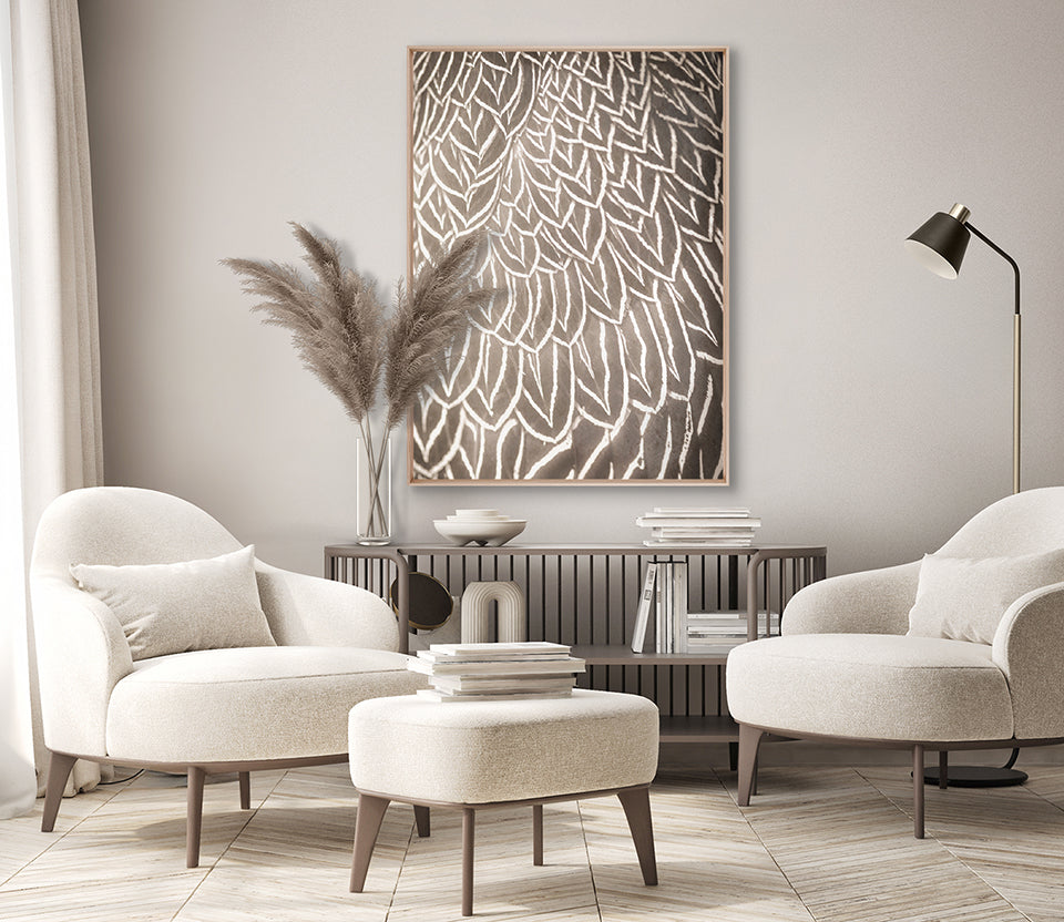 Aviles Feather V (Canvas)