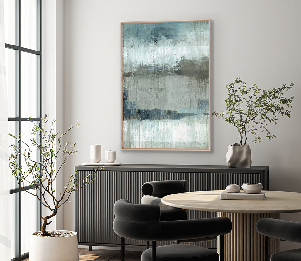 Berge Textural Abstract V (Canvas)