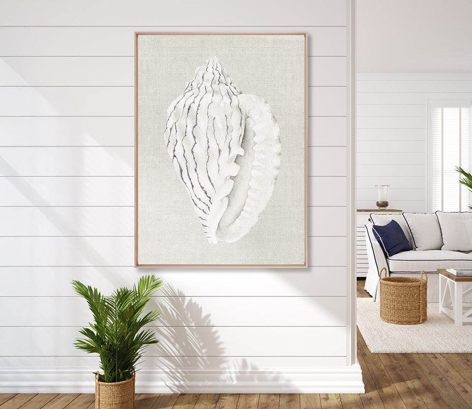 Shell on Linen VI (Canvas)