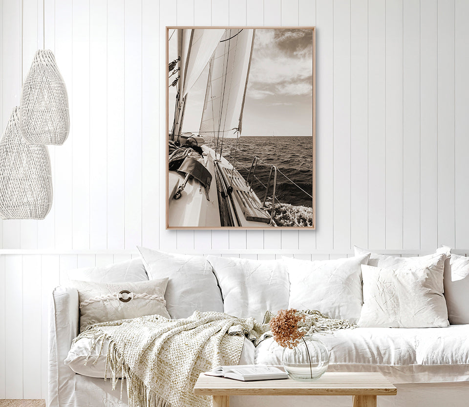 Nautical III (Sepia) (Canvas)