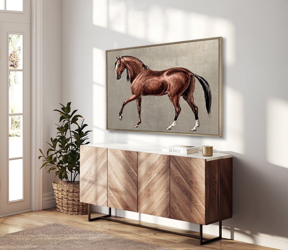Elise Horses IV (Canvas)