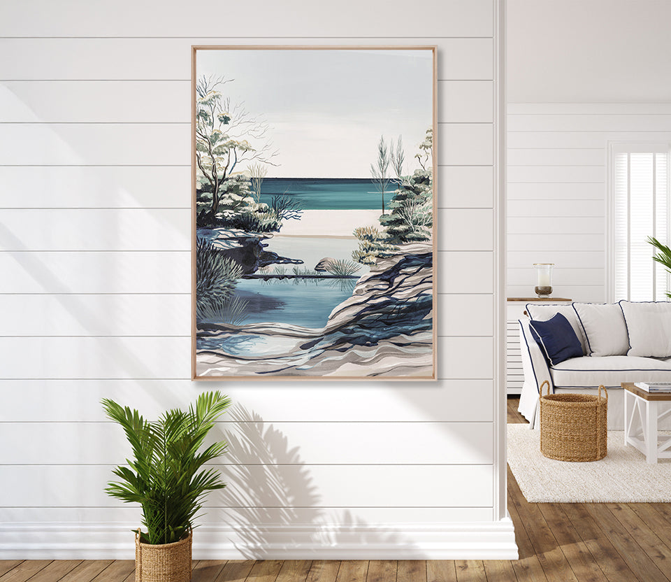 Coastal Vista IX (Canvas)
