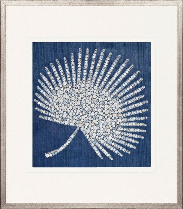 Leaf Motif XI (Navy)