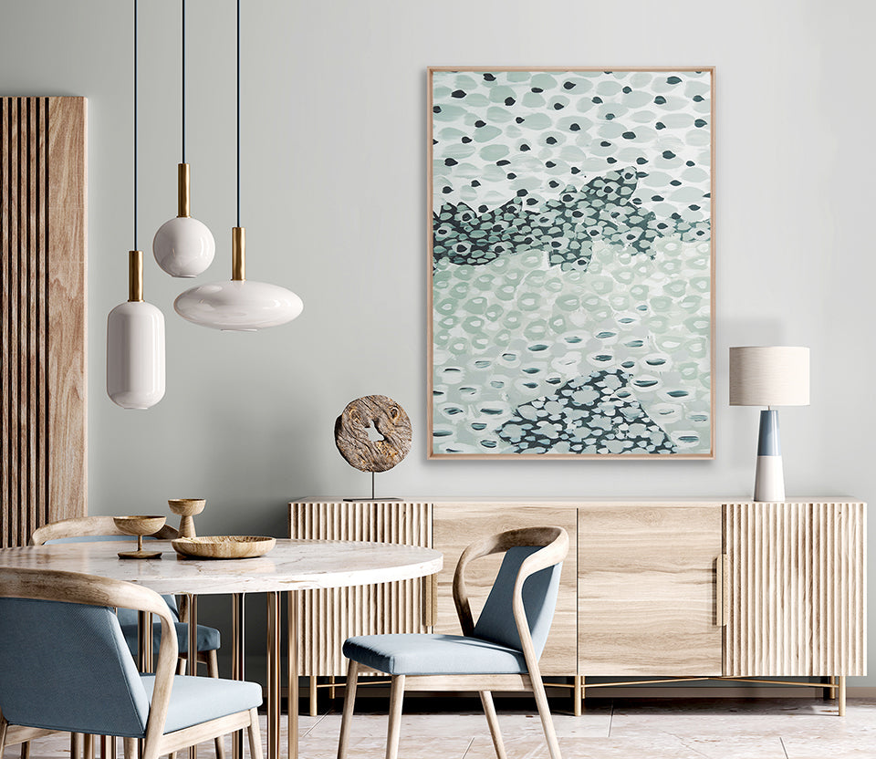 Ancient River Stones V (Canvas)