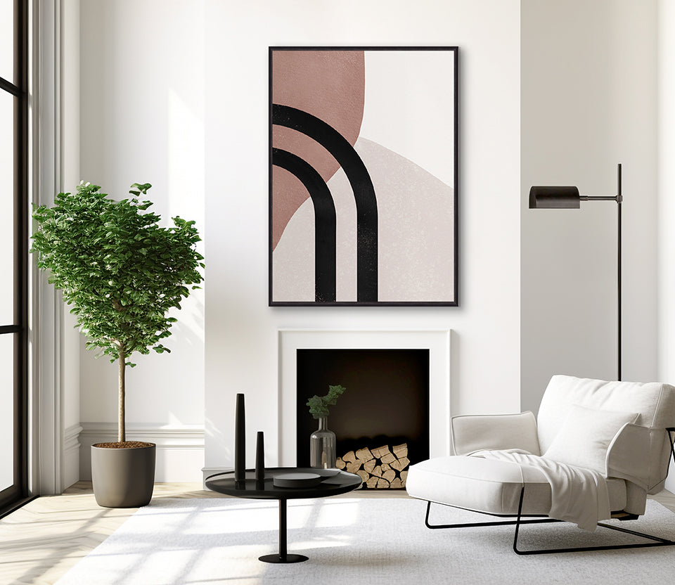 Modern Geometric V (Canvas)