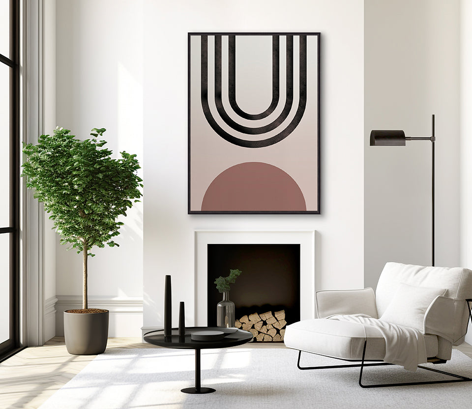 Modern Geometric VI (Canvas)