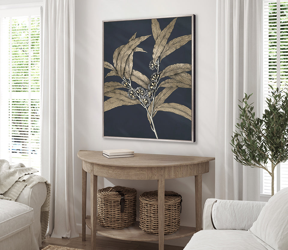 Botanical Etching II (Canvas)