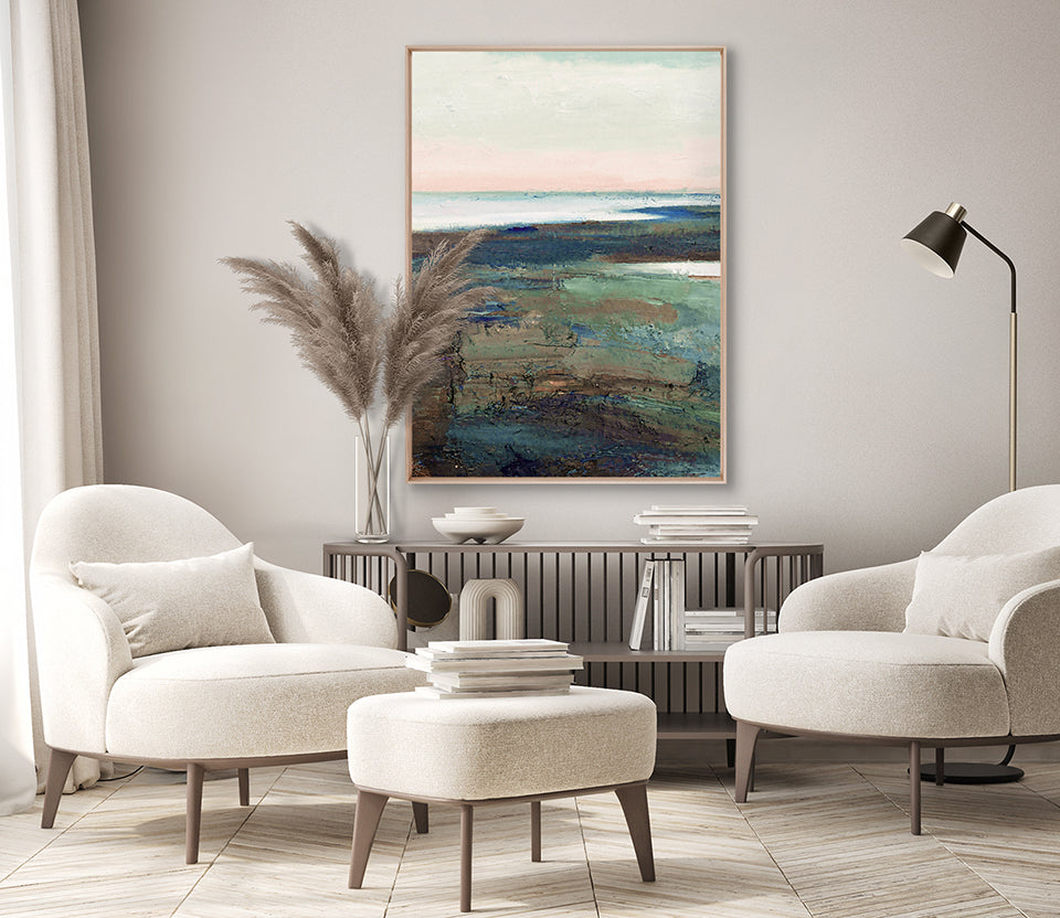 Shoreline Abstract II (Canvas)
