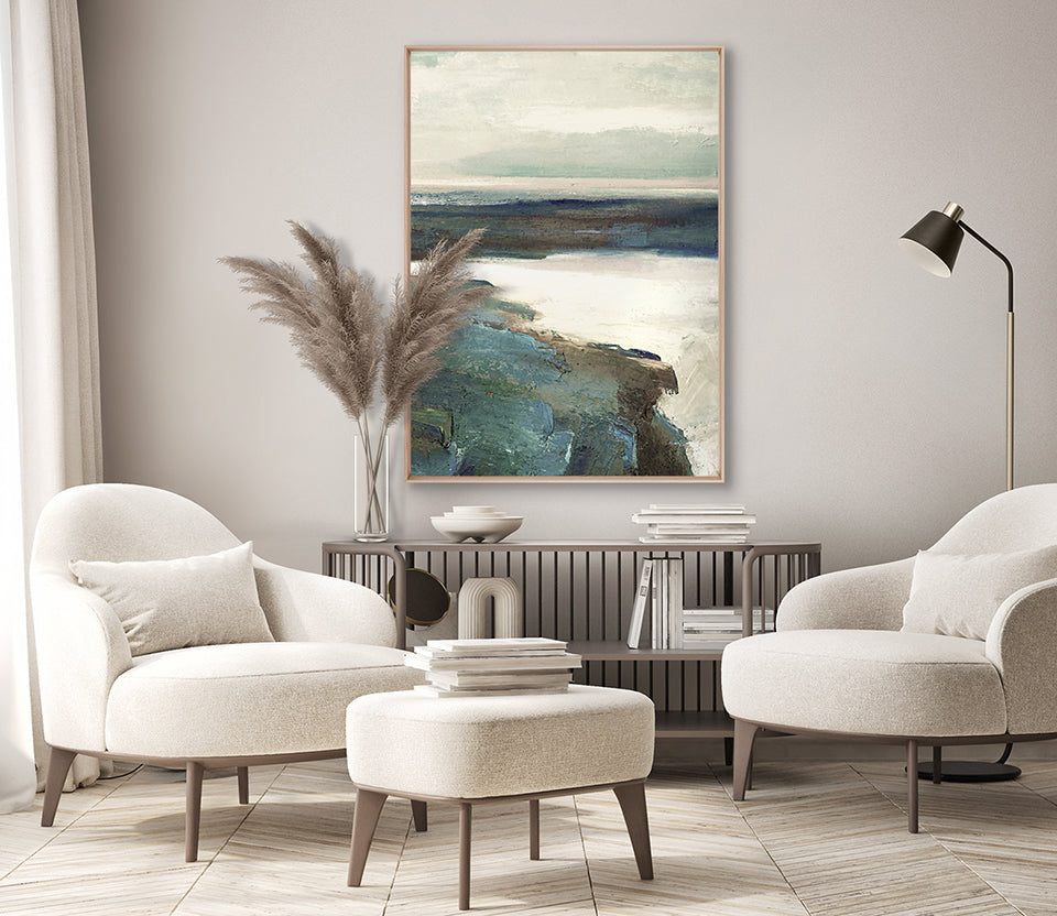 Shoreline Abstract III (Canvas)