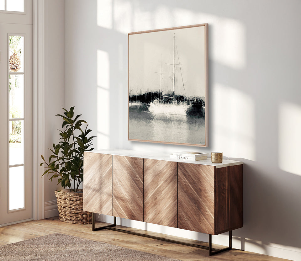 Yacht Abstraction III (Canvas)