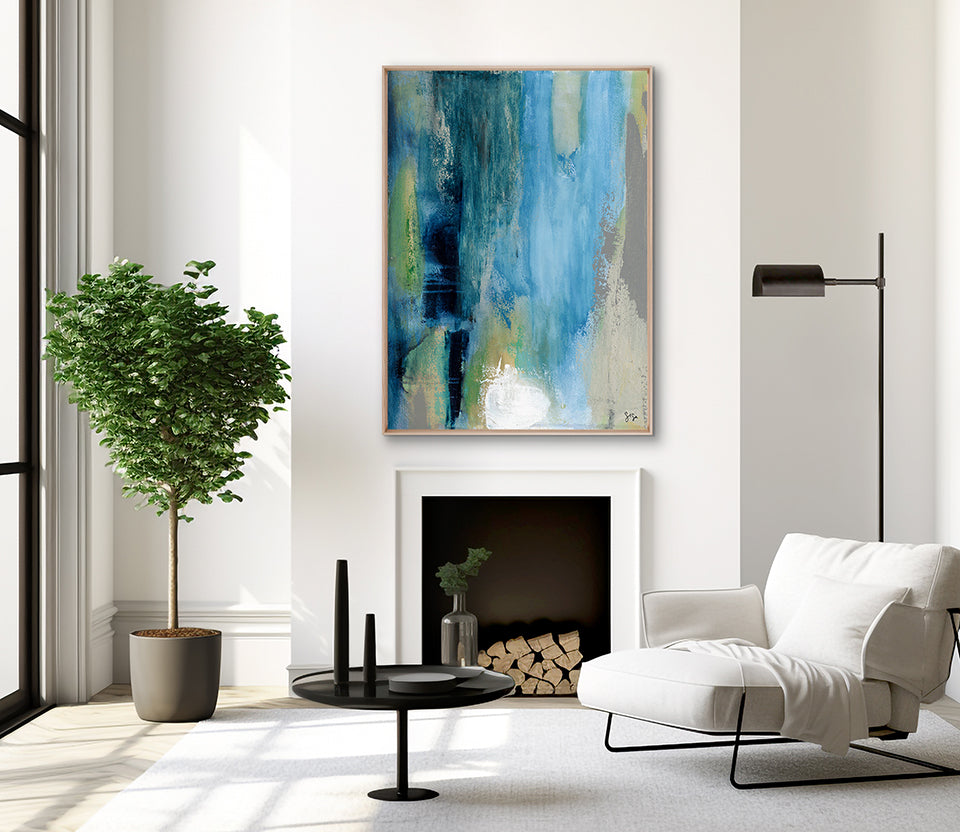 Aquamarine I (Canvas)