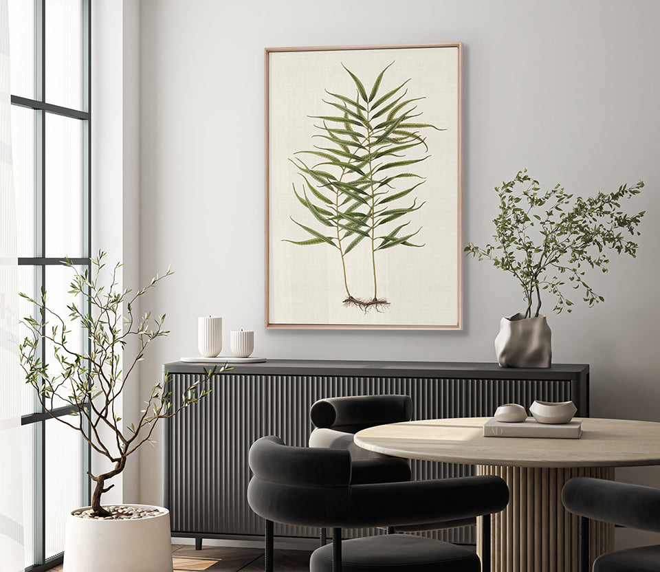 Exotic  Foliage IX (Canvas)