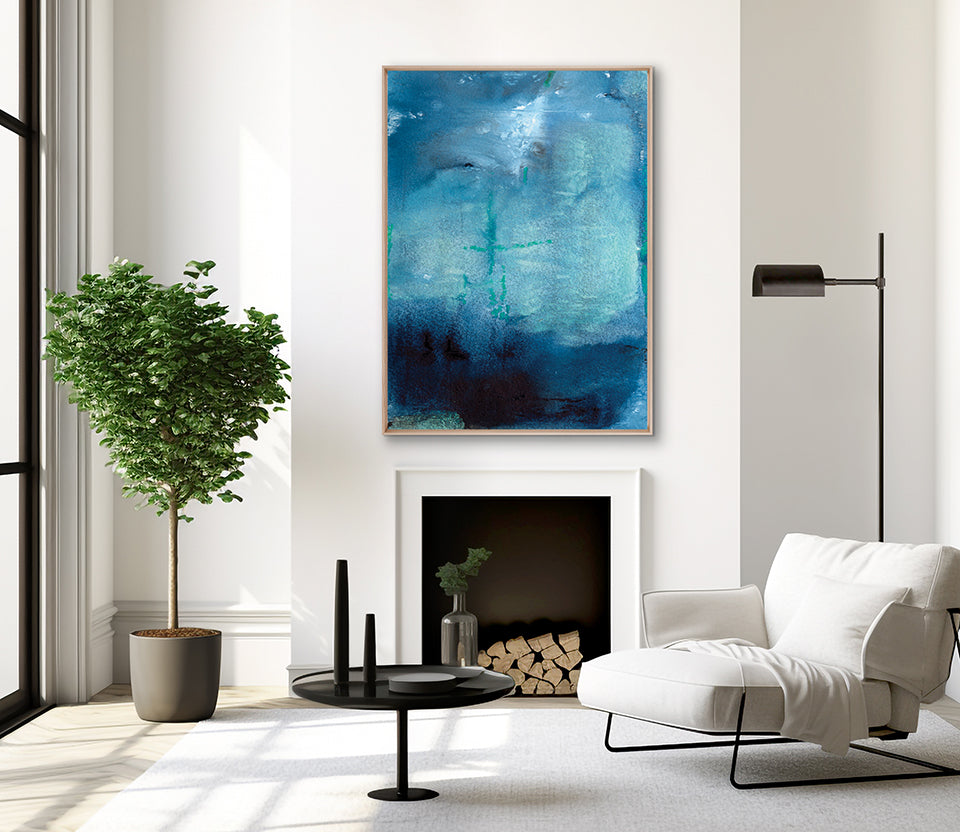 Blue Strike (Canvas)