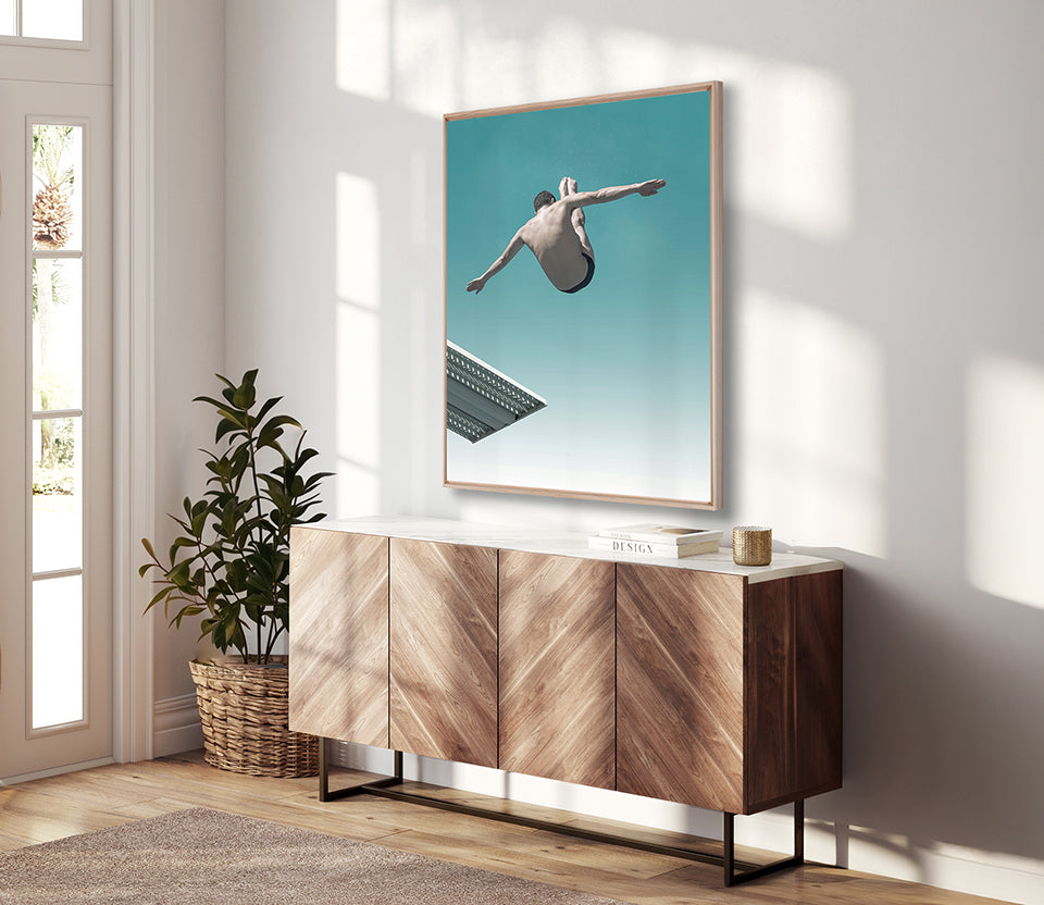 Diver Pose I (Canvas)