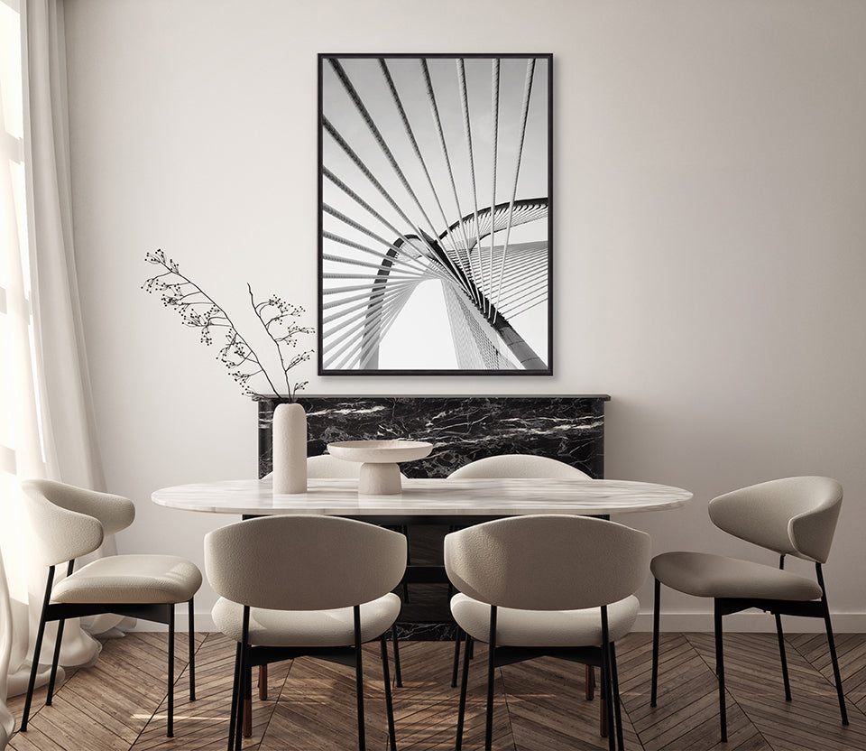 Mercer Black & White IX (Canvas)