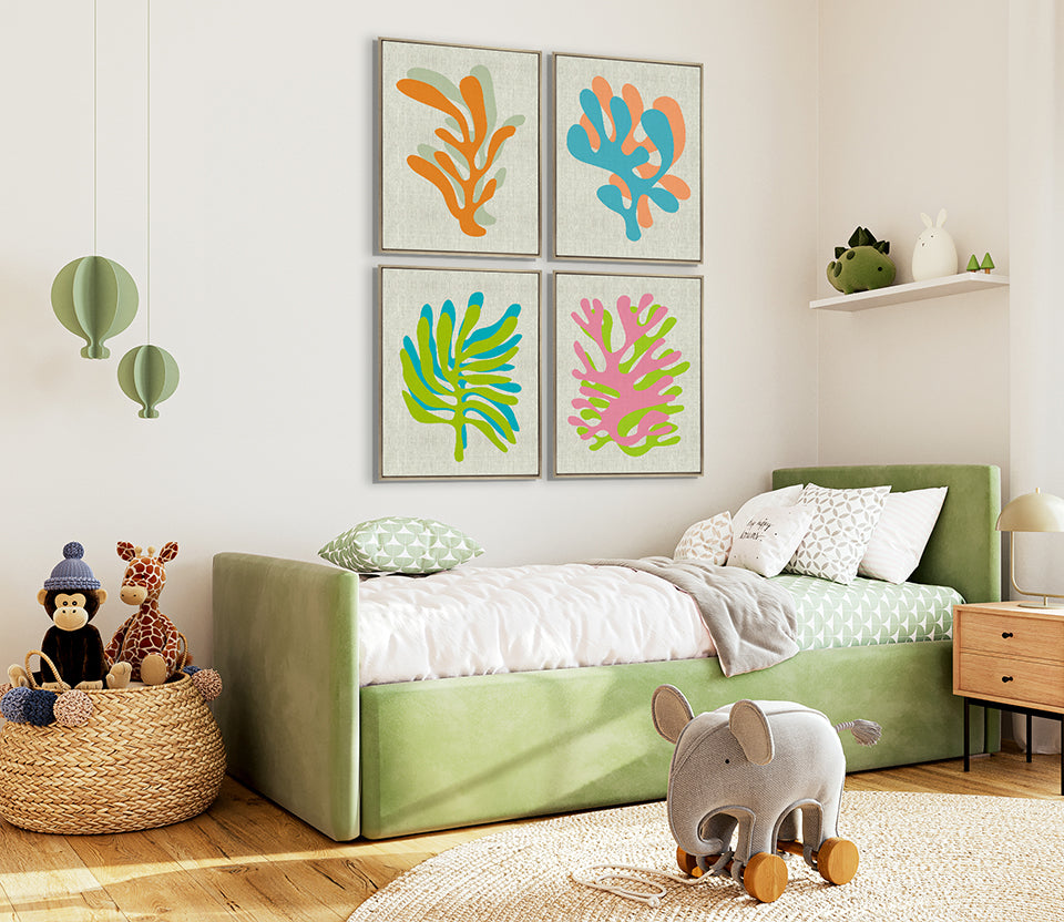 Coral Pop IV (Canvas)