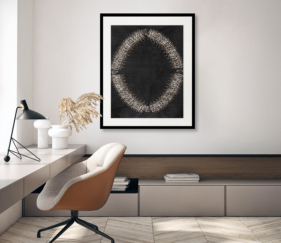 Sculptural Luxe Print IV