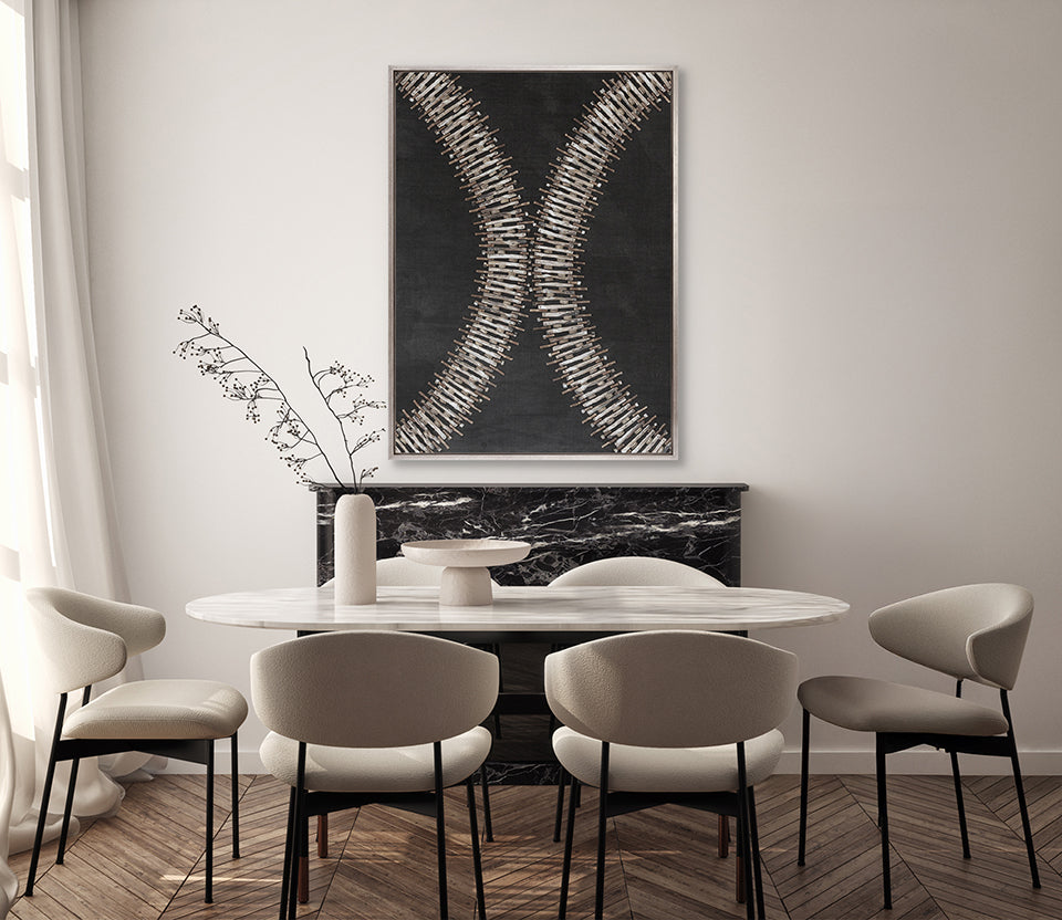 Sculptural Luxe Print VI (Canvas)