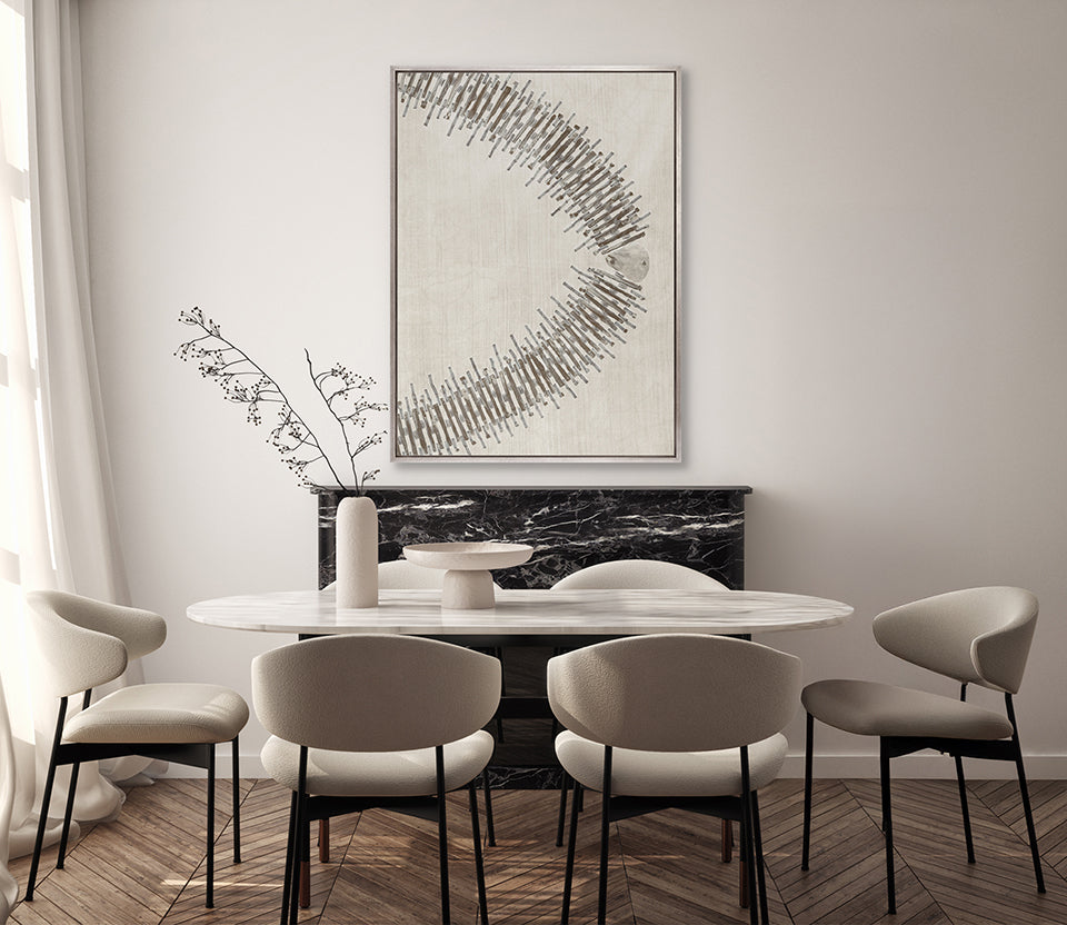 Sculptural Luxe Print VIII (Canvas)