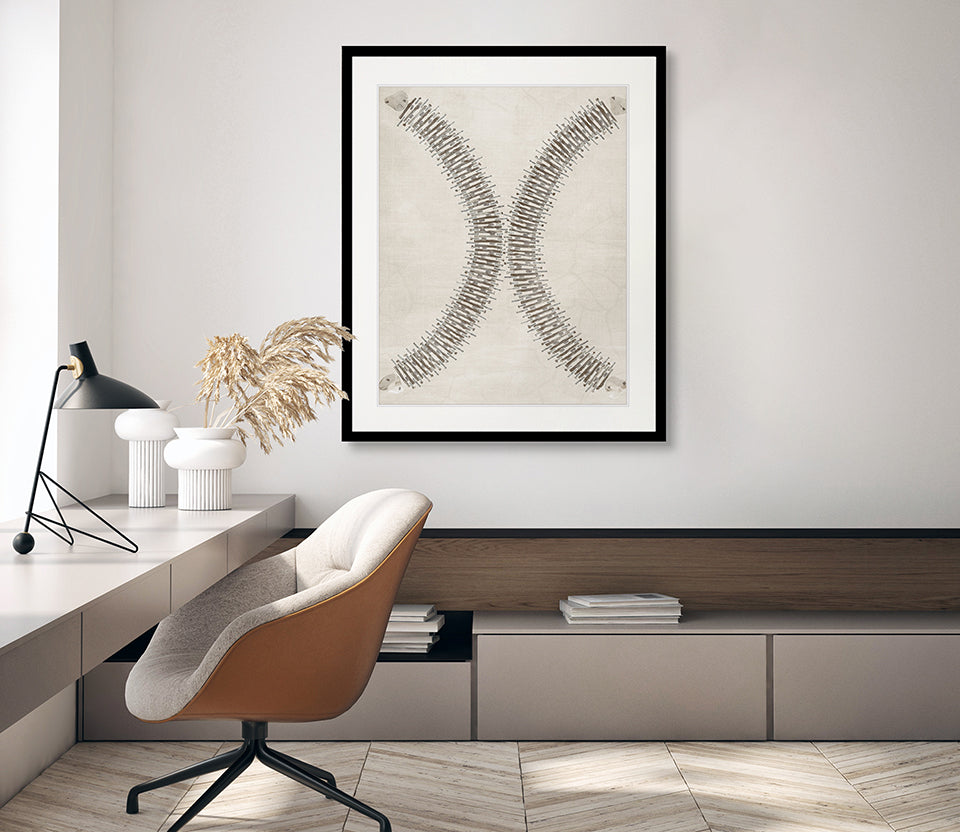 Sculptural Luxe Print IX