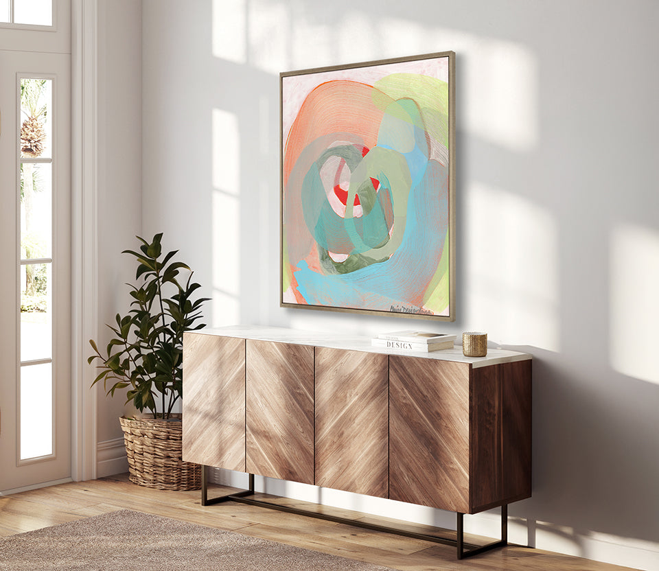 Soleil Pastels I (Canvas)