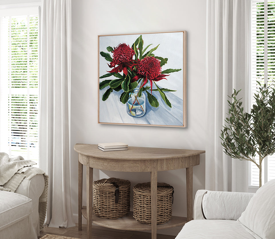 Floral Subject II (Canvas)
