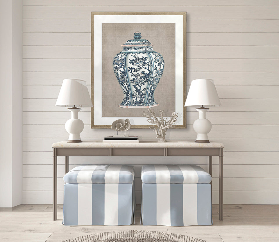 Chinoiserie Urn II