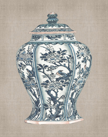 Chinoiserie Urn II