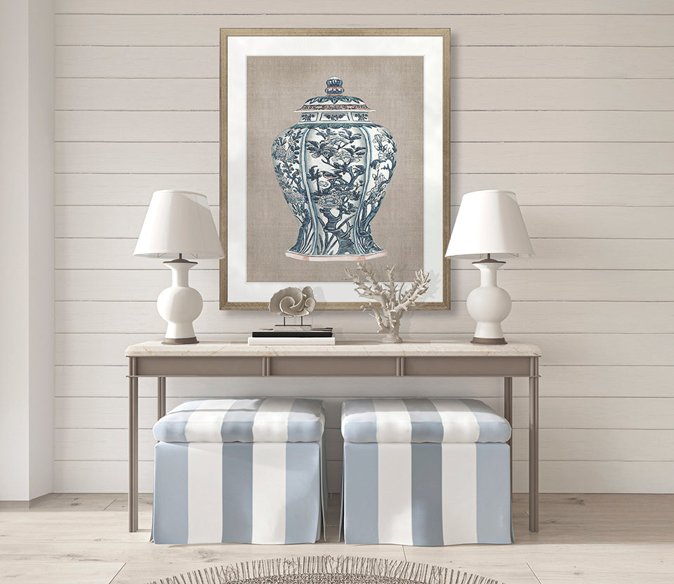 Chinoiserie Urn IV
