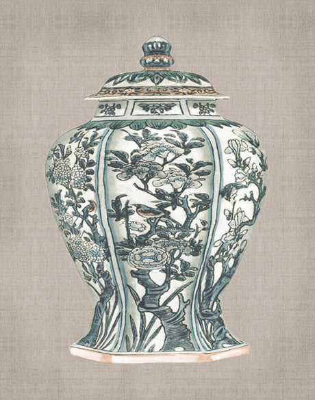 Chinoiserie Urn IX