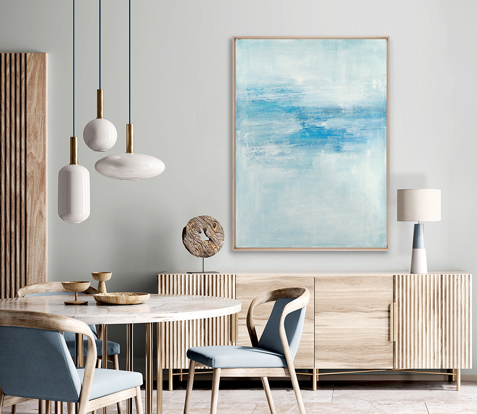 Feather Sky (Portrait) (Canvas)