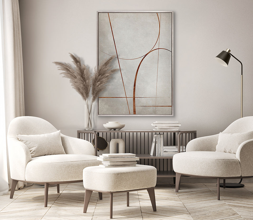 Whitman Geometric I (Canvas)