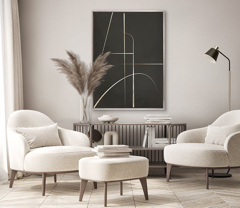 Whitman Geometric IV (Canvas)