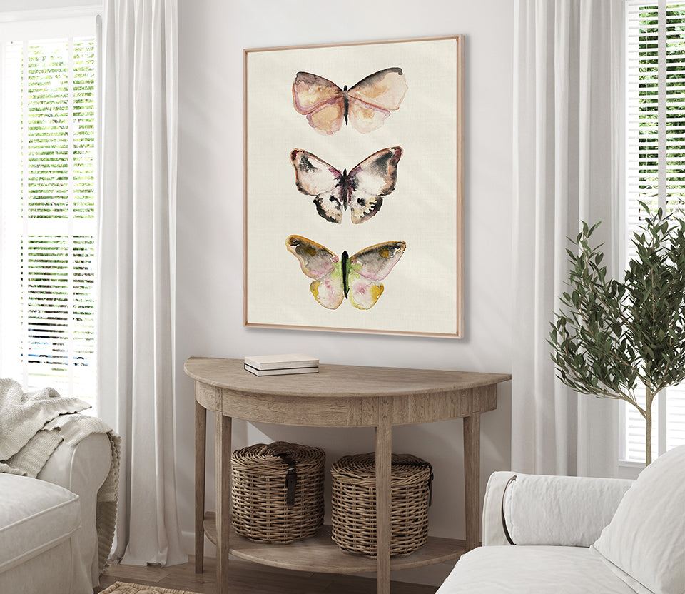 Butterfly Trio V (Canvas)