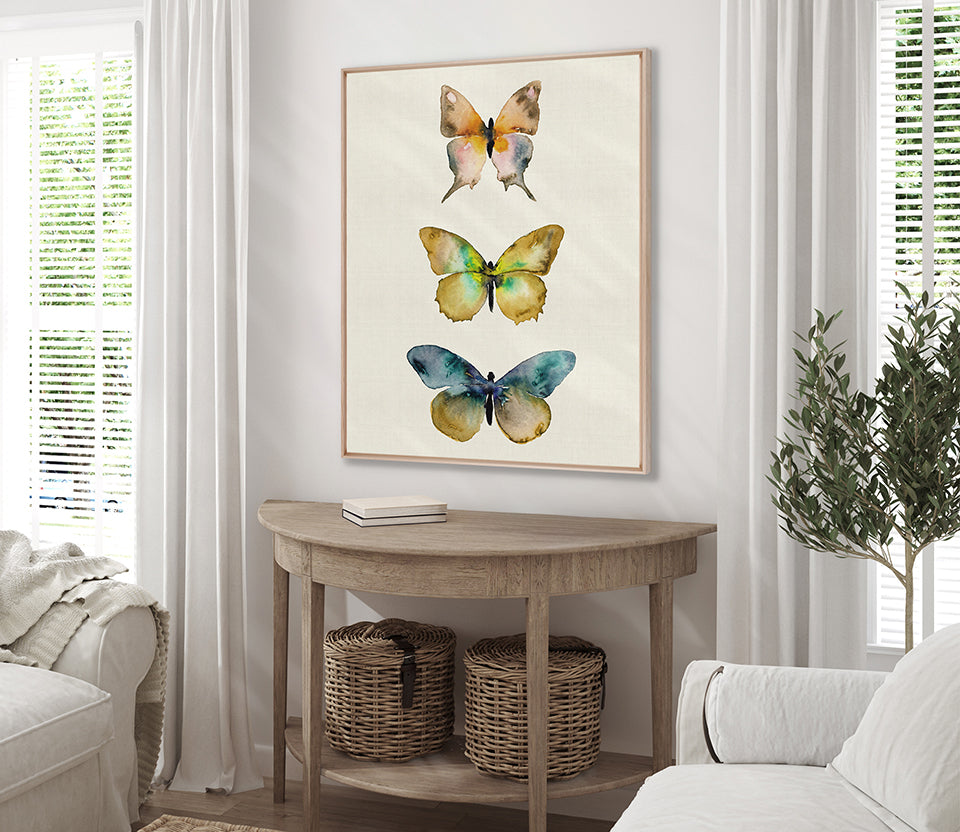 Butterfly Trio VI (Canvas)